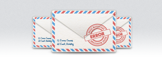 Errores de Email Marketing