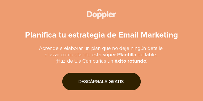 Plantilla para planificar tu estrategia de Email Marketing