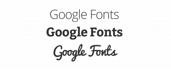 Google Fonts en Lander