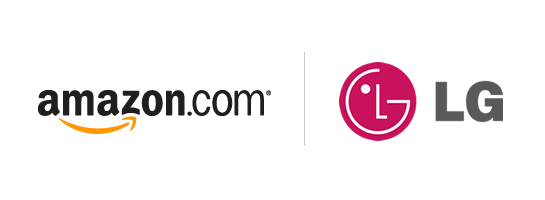 Logo de amazon y LG